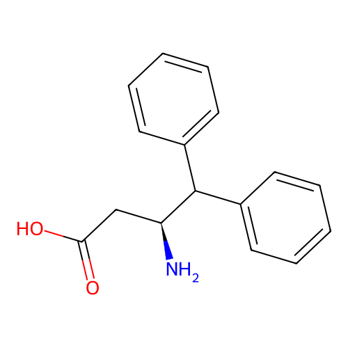 (S)-3-Amino-4,4-diphenylbutanoic acid structure
