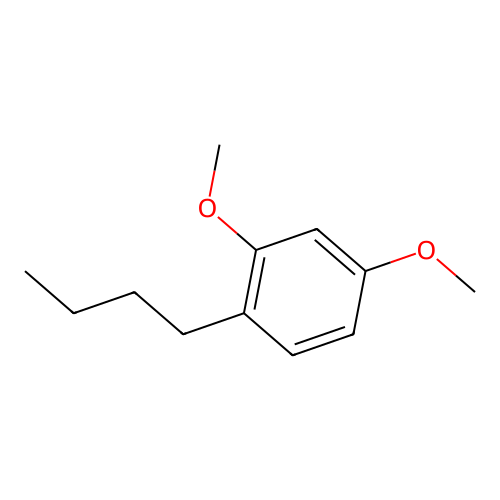 Benzene, 1,3-dimethoxy-4-butyl structure