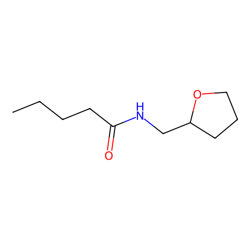 Pentanamide, N-tetrahydrofurfuryl- structure