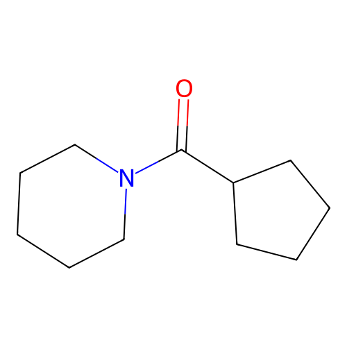 1-(Cyclopentylcarbonyl)piperidine structure