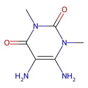 5,6-Diamino-1,3-dimethyluracil structure