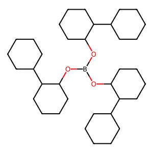 Tris(2-cyclohexylcyclohexyl) borate structure