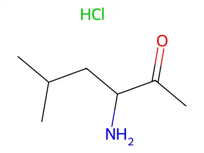 3-Amino-5-methyl-2-hexanone structure