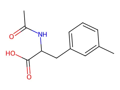 2-acetamido-3-(3-methylphenyl)propanoic Acid structure