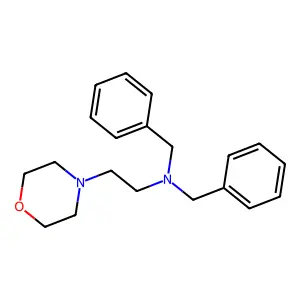 N,N-二苄基-4-吗啉乙胺 structure