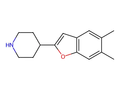4-(5,6-Dimethyl-2-benzofuranyl)piperidine structure