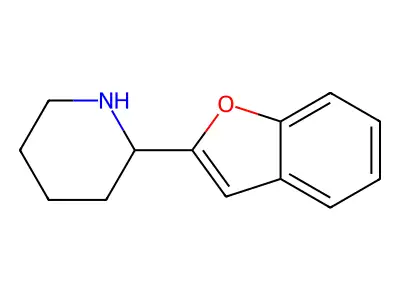 2-(1-Benzofuran-2-yl)piperidine structure