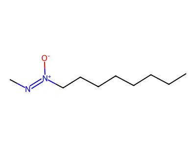 甲基辛基二氮烯 1-氧化物 structure