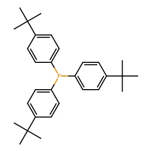 Phosphine, tris(4-(1,1-dimethylethyl)phenyl)- structure