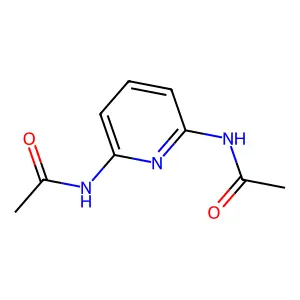 N,N'-2,6-Pyridinediylbisacetamide structure