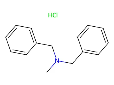 N-甲基二苄胺盐酸盐 structure