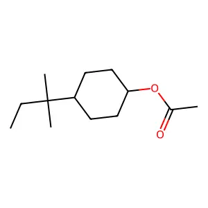 Cyclohexanol, 4-(1,1-dimethylpropyl)-, 1-acetate structure