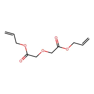 2,2'-氧代二乙酸二(2-丙烯基)酯 structure