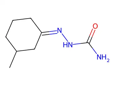 3-Methylcyclohexanone semicarbazone structure