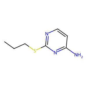 2-(丙硫基)嘧啶-4-胺 structure