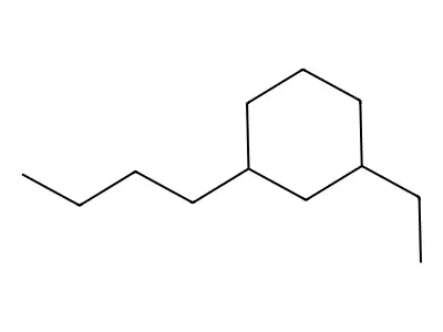 Cyclohexane, 1-butyl-3-ethyl- structure