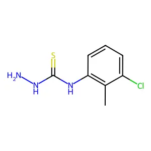 4-(3-Chloro-ortho-tolyl)-3-thiosemicarbazide structure