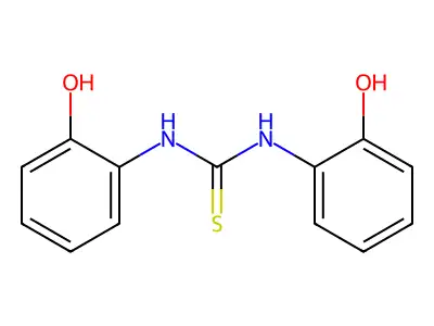 1,3-Bis(2-hydroxyphenyl)thiourea structure