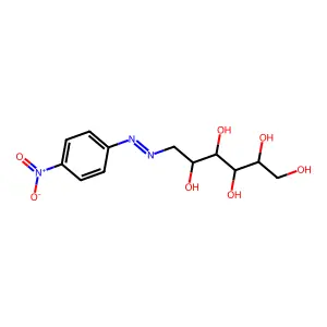D-Galactose, (4-nitrophenyl)hydrazone structure