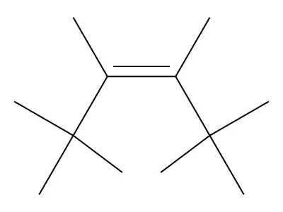 (Z)-2,3-Di-tert-butyl-2-butene structure