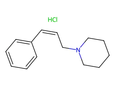 1-(3-Phenylprop-2-enyl)piperidine;hydrochloride structure