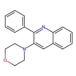 4-(2-Phenylquinolin-3-yl)morpholine structure