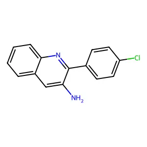 2-[5-bromo-4-[(1-cyclohexyl-2,4,6-trioxo-1,3-diazinan-5-ylidene)methyl]-2-methoxyphenoxy]acetic acid structure