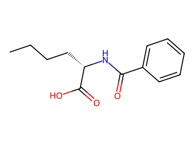 N-Benzoylnorleucine structure
