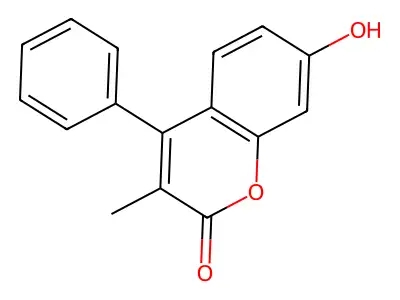 7-Hydroxy-3-methyl-4-phenylcoumarin structure