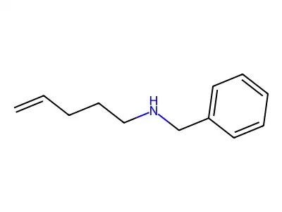 N-Benzylpent-4-en-1-amine structure