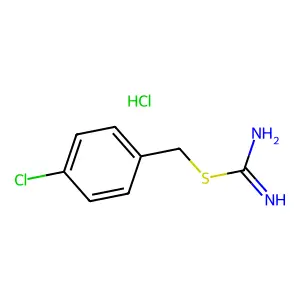 对氯苄基伪硫脲氯化物 structure