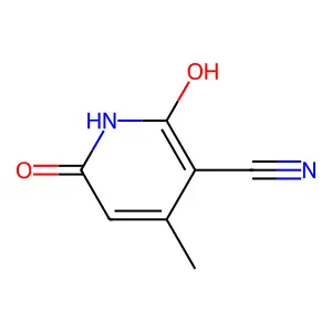 3-Pyridinecarbonitrile, 1,2-dihydro-6-hydroxy-4-methyl-2-oxo- structure