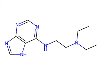 N~1~,N~1~-Diethyl-N~2~-(3H-purin-6-yl)ethane-1,2-diamine structure