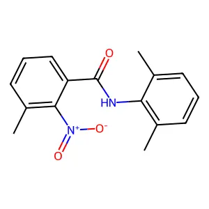 N-(2,6-dimethylphenyl)-3-methyl-2-nitrobenzamide structure