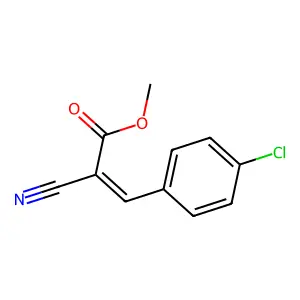 Methyl 4-chloro-alpha-cyanocinnamate structure