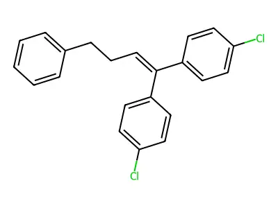 Benzene, 1,1'-(4-phenyl-1-butenylidene)bis[4-chloro- structure