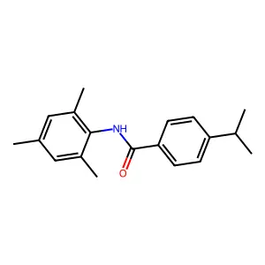 4-isopropyl-N-mesitylbenzamide structure