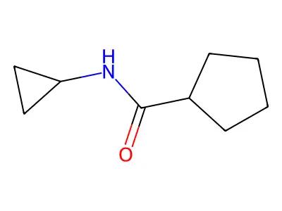N-cyclopropylcyclopentanecarboxamide structure