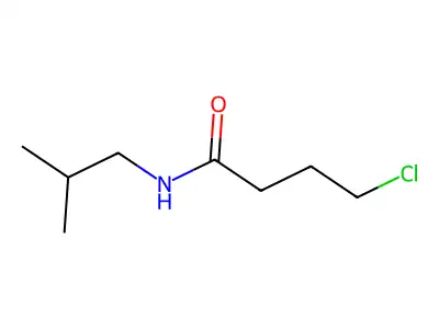 4-chloro-N-(2-methylpropyl)butanamide structure