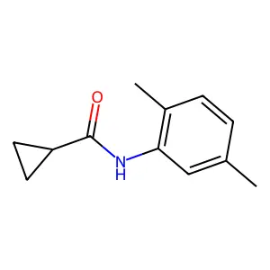 N-(2,5-dimethylphenyl)cyclopropanecarboxamide structure