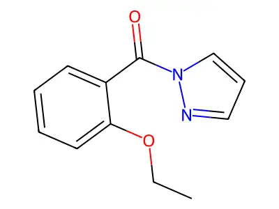 (2-ethoxyphenyl)(1H-pyrazol-1-yl)methanone structure