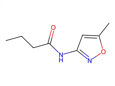 N-(5-Methylisoxazol-3-yl)butyramide structure