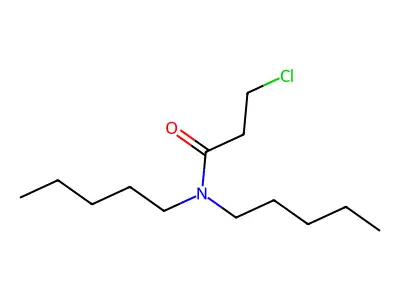 3-chloro-N,N-dipentylpropanamide structure