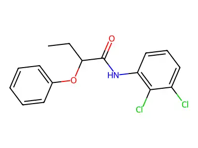 N-(2,3-dichlorophenyl)-2-phenoxybutanamide structure