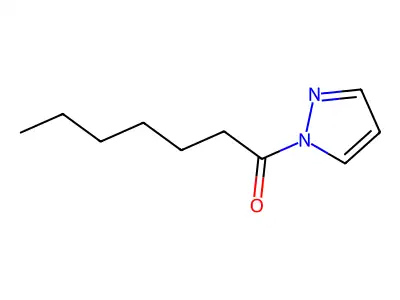 1-(1H-Pyrazol-1-yl)heptan-1-one structure