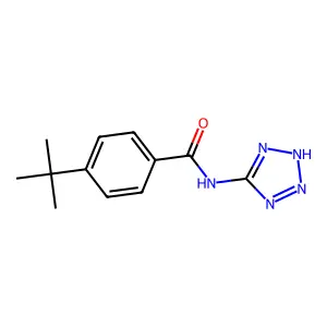 4-tert-butyl-N-(2H-tetrazol-5-yl)benzamide structure