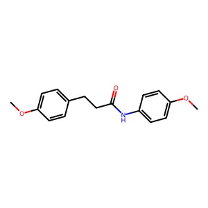 N,3-bis(4-methoxyphenyl)propanamide structure