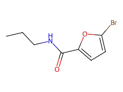 5-bromo-N-propyl-2-furamide structure