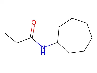 N-cycloheptylpropanamide structure