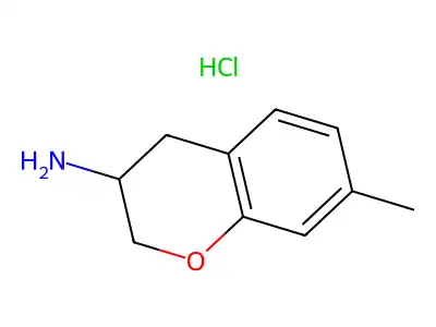 3-Chromanamine, 7-methyl-, hydrochloride structure
